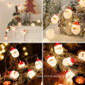 Christmas Home Decor Snowman Walking Stick String Lights